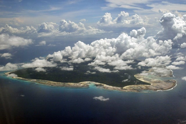 n this November 14, 2005 file photo, clouds hang over the North Sentinel Island, in India&#39;s southeastern Andaman and Nicobar Islands.