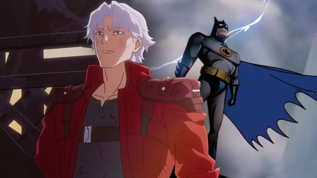 Dante in the Devil May Cry anime and Batman