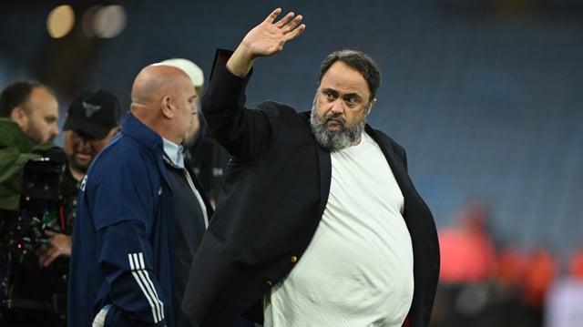 The Olympiakos president, who denies any wrongdoing, accused the Greek government and some of the media of trying to blackmail him