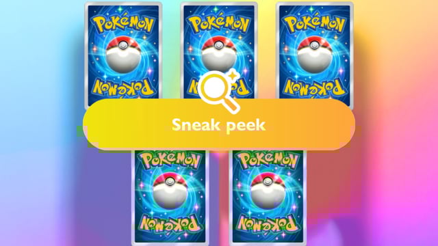 pokemon tcg pocket sneak peek campaign