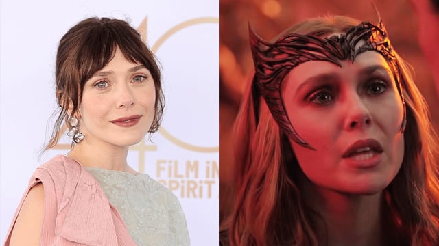 Elizabeth Olsen and the Scarlet Witch.