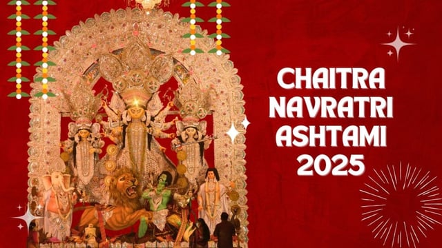 Chaitra Navratri Ashtami 2025: Send these auspicious wishes and greetings to your loved ones. 