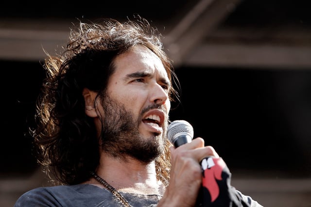Comedian Russell Brand in London in 2014.