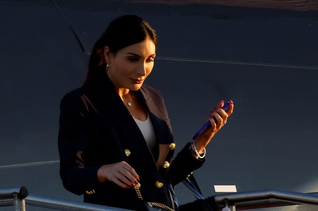 Laura Loomer arrives ahead of former U.S. President Donald Trump's debate with Democratic presidential nominee and U.S. Vice President Kamala Harris, in Philadelphia, Pennsylvania, U.S., September 10, 2024.  REUTERS/Eduardo Munoz/File Photo