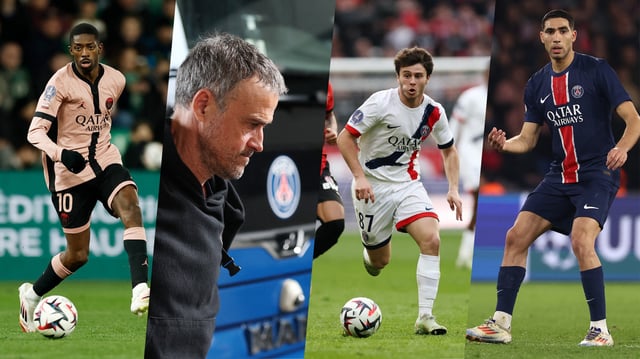 Ousmane Dembélé, Luis Enrique, Joao Neves et Achraf Hakimi font partie des hommes forts du sacre parisien en championnat de France.