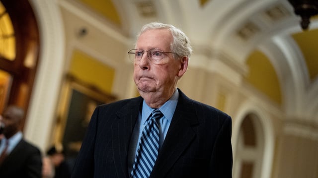 Mitch McConnell is confused by Trump’s staffing decisions.