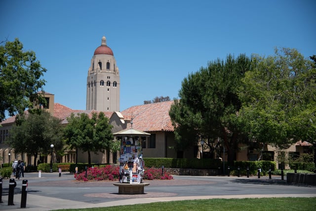 Stanford University's Hoover Tower on June 7, 2019. Photo by Sinead Chang.