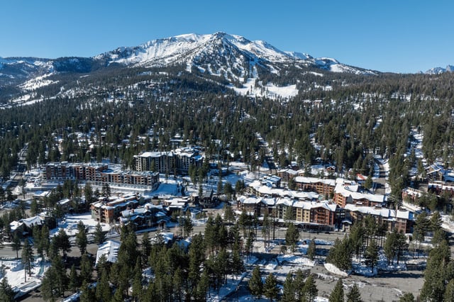 A view of Mammoth Lakes, Calif., on Dec. 4, 2024.