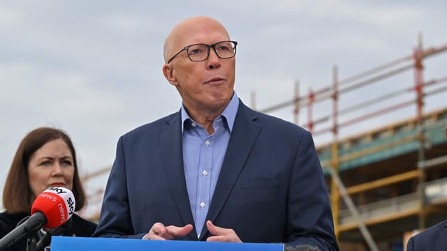 Peter Dutton says a reduction in foreign students would help Australians "afford homes again", by bringing down the cost of living.
