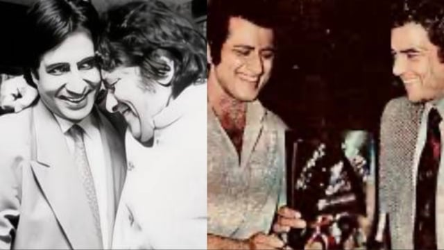 Amitabh Bachchan and Dharmendra shared photos with Manoj Kumar.