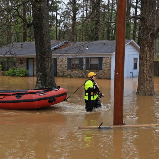 Unwetter haben in den USA zu heftigen Überschwemmungen geführt. Mehr als ein Dutzend Menschen starben.