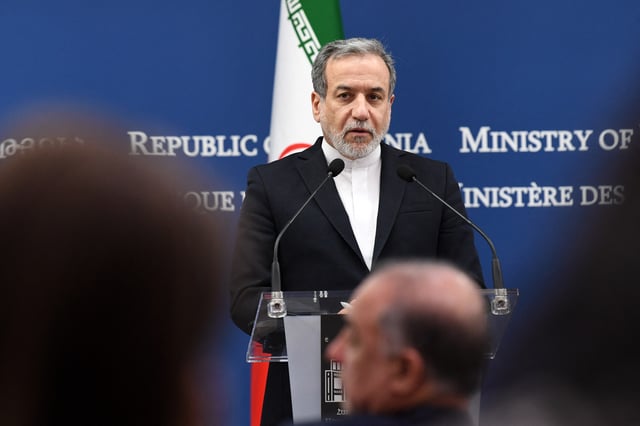 Le chef de la diplomatie iranien Abbas Araghchi, le 25 mars à Yerevan.