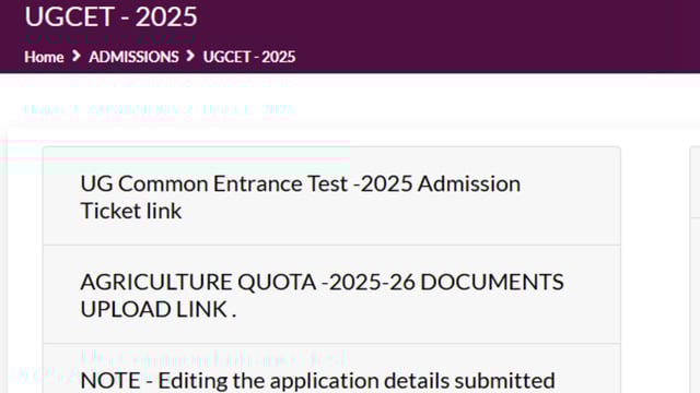 KCET admit card 2025 has been released at cetonline.karnataka.gov.in. The direct link to download hall tickets is given here. 
