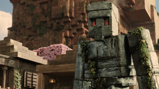 iron golem minecraft movie