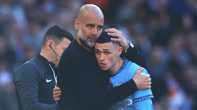 Guardiola has defended Foden, who struggled to impose himself at Old Trafford