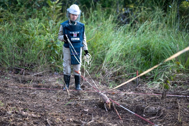 Between August 2021 and February 2025, Ronin uncovered 109 landmines and 15 other pieces of unexploded ordnance