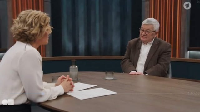 Joschka Fischer bei Caren Misoga