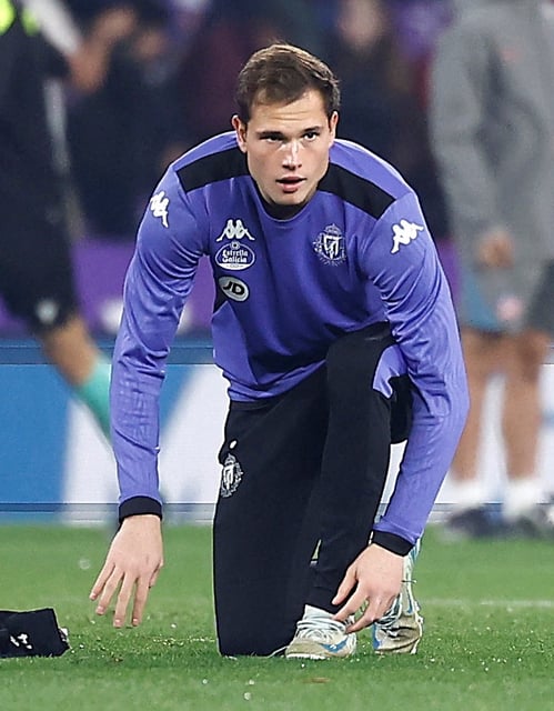 Soccer Football - LaLiga - Real Valladolid v Atletico Madrid - Estadio Jose Zorrilla, Valladolid, Spain - November 30, 2024 Real Valladolid's Juanmi Latasa REUTERS/Juan Medina/File Photo