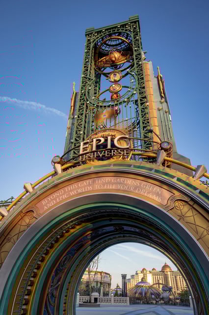 Celestial Park is the central hub of Epic Universe.