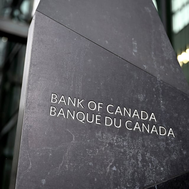 A sign at the Bank of Canada building is seen in Ottawa, on Wednesday, July 24, 2024. THE CANADIAN PRESS/Justin Tang