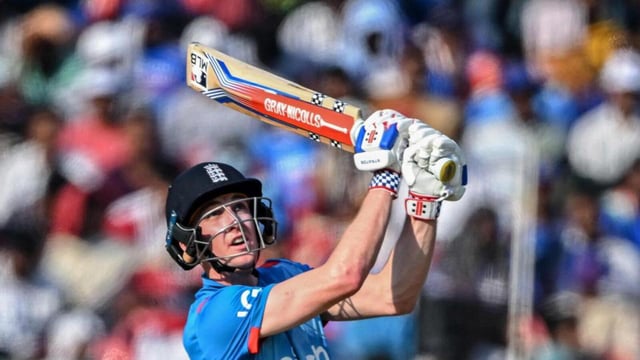 Harry Brook will succeed Jos Buttler as England’s next white-ball captain (AFP)
