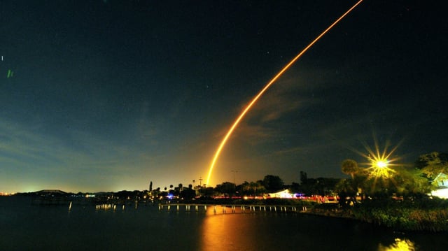 A SpaceX Falcon 9 rocket launched from Cape Canaveral, Florida, on April 5 with 28 Starlink satellites onboard