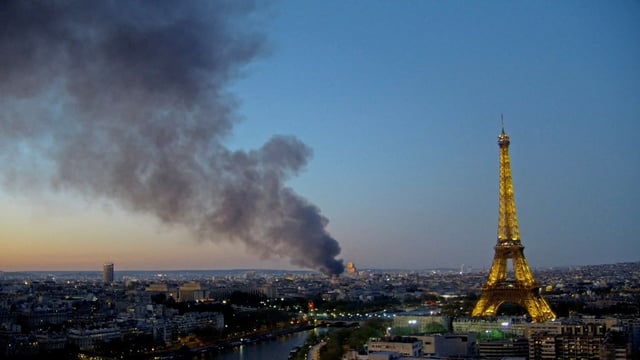 The “unprecedented” fire happened at the Syctom site in the west of the French capital
