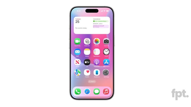 The redesigned app icon shapes on iOS 19 seen in a mockup