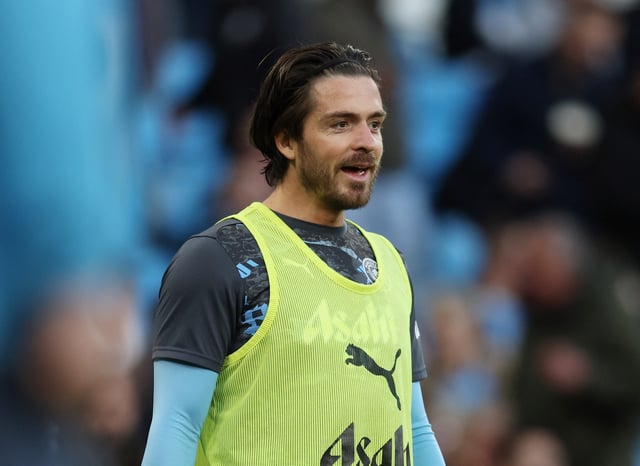Soccer Football - Premier League - Manchester City v Leicester City - Etihad Stadium, Manchester, Britain - April 2, 2025 Manchester City's Jack Grealish during the warm up before the match REUTERS/Chris Radburn/ File Photo