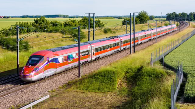 La liaison serait assurée avec des trains inspirés du Frecciarossa. (Photo d’illustration)