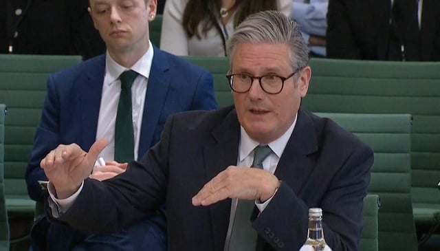 Keir Starmer speaking to the Commons liaison committee (Photo: UK Parliament/PA)