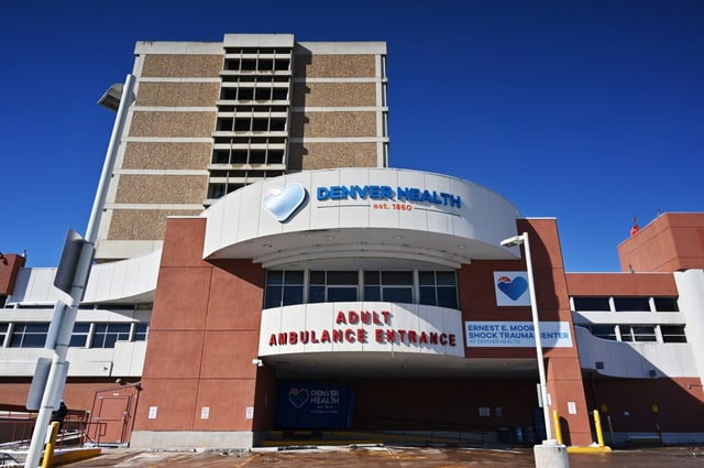 Denver Health Medical Center in Denver, Colorado on Thursday, Feb. 16, 2023. (Photo by Hyoung Chang/The Denver Post)