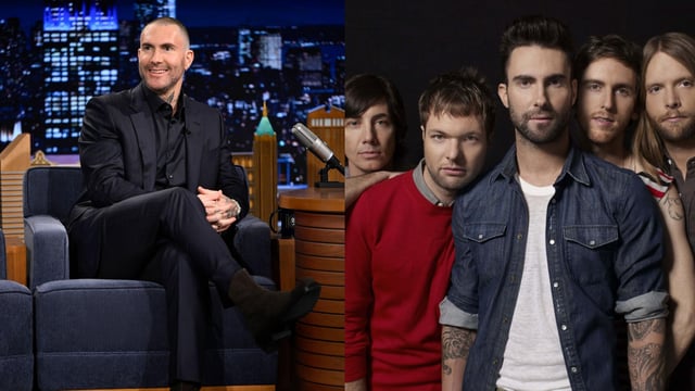 Maroon 5 is making a comeback, announces Adam Levine during his appearance on The Tonight Show starring Jimmy Fallon