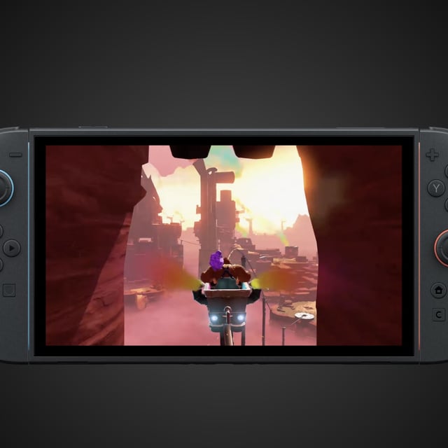 Image of a Switch 2 playing Donkey Kong 