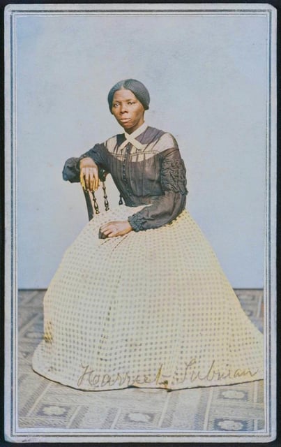 African-American anti-slavery activist Harriet Tubman.