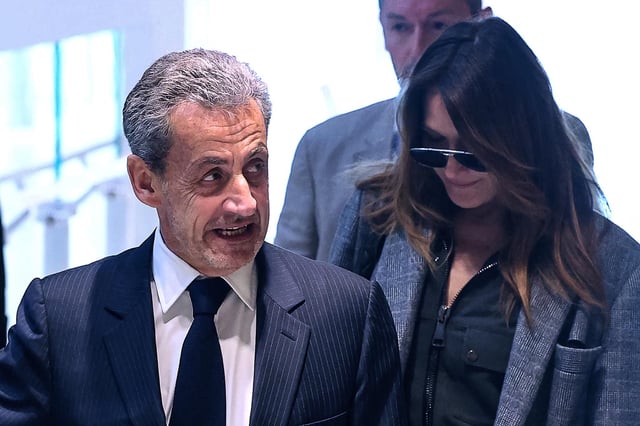Nicolas Sarkozy, au dernier jour du procès des soupçons de financement libyen, au tribunal de Paris, mardi 8 avril 2025.
