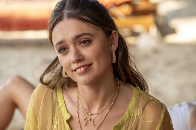 Chelsea (Aimee Lou Wood) foreshadows her death in Season 3 of “The White Lotus,” saying that bad things happen in threes.