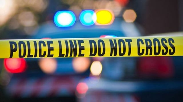 Anaheim police and firefighters investigate after an alleged drunk driver failed to negotiate a turn at Wagner Avenue and Rio Vista Street and caused a crash that left a woman dead Tuesday night, Oct. 8. (Photo by OnScene TV)