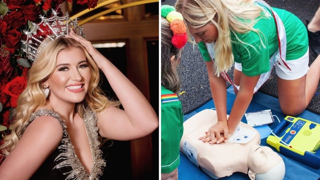 Current Miss World England Milla Magee is the brain behind the CPR round in the beauty pageant. 
