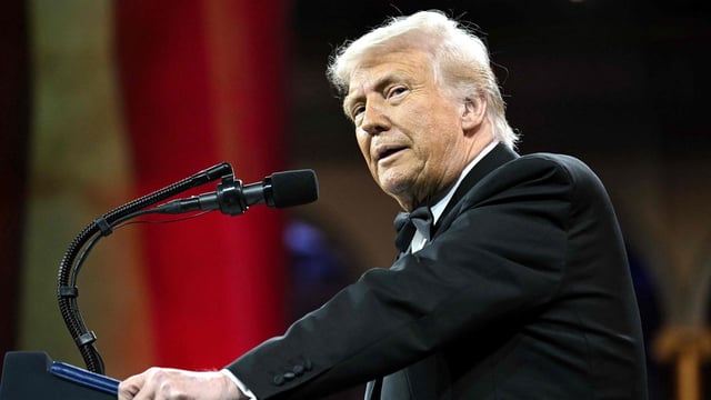 US President Donald Trump .