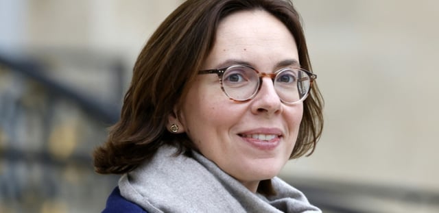 La ministre française des Comptes publics, Amélie de Montchalin, le 26 mars 2025 à l'Élysée à Paris