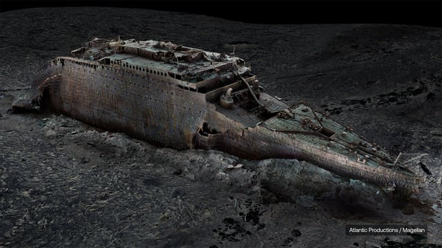 National Geographic will present "Titanic: The Digital Resurrection," a documentary that uses underwater scanning technology to unveil a digital twin of the ship.