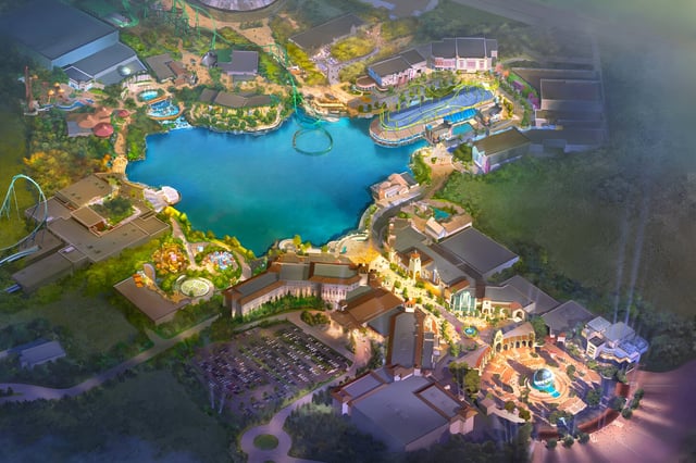 Comcast a dévoilé ce à quoi pourrait ressembler le futur parc, dans des visuels préparatoires.
