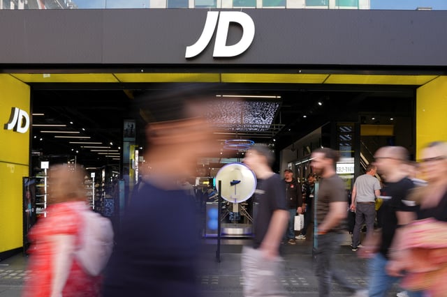 A branch of JD Sports is seen on a high street in London, Britain April 4, 2025. REUTERS/Maja Smiejkowska/ File Photo