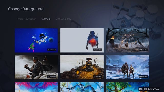 animated playstation backgrounds