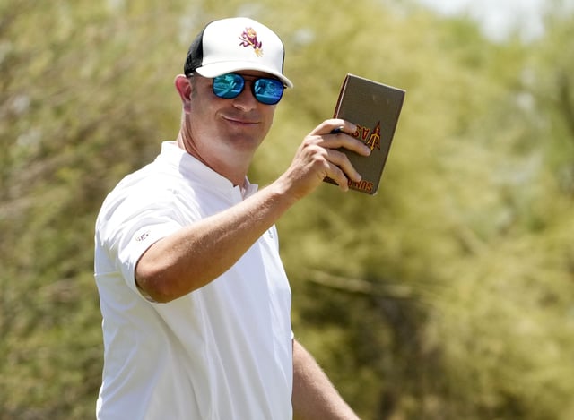 Arizona State coach Matt Thurmond at the NCAA Men's Golf Championships at Grayhawk Golf Club in Scottsdale, Arizona.