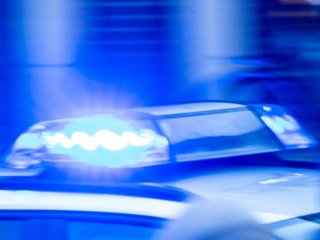 Eine Polizeisirene. (Symbolbild)