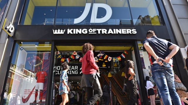 The total number of JD Sports stores at the end of last year was 4,850, up 1,533 from the start of the year