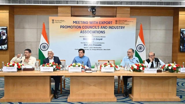 Piyush Goyal assured exporters that the Indian “team is working with speed but not in undue haste to ensure the right outcome for the country”. (X/PiyushGoyal)