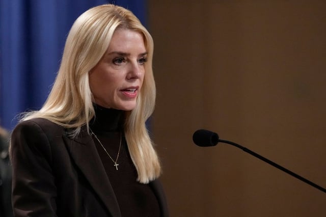 Attorney General Pam Bondi and FBI Director Kash Patel  joined the U.S. Coast Guard on Wednesday after 48,400 pounds of drugs were offloaded at Port Everglades. The narcotics are worth about $510 million, the USCG said. (AP file/Ben Curtis)